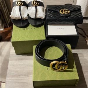 Gucci GG Marmont Matelasse Mini Bundle deal